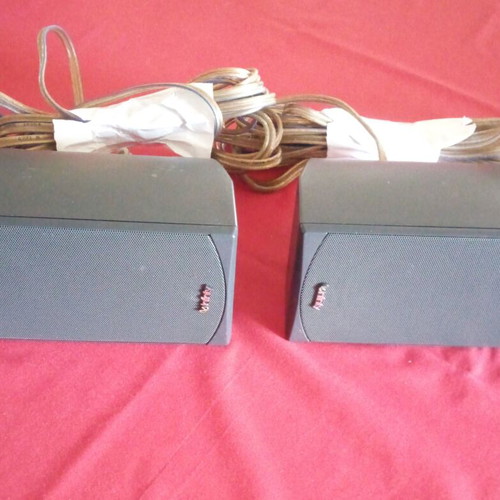 Infinity US-1 speakers used, pair with cables