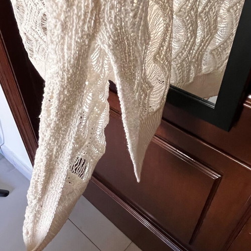 Knit dress M Zara like new, ecru