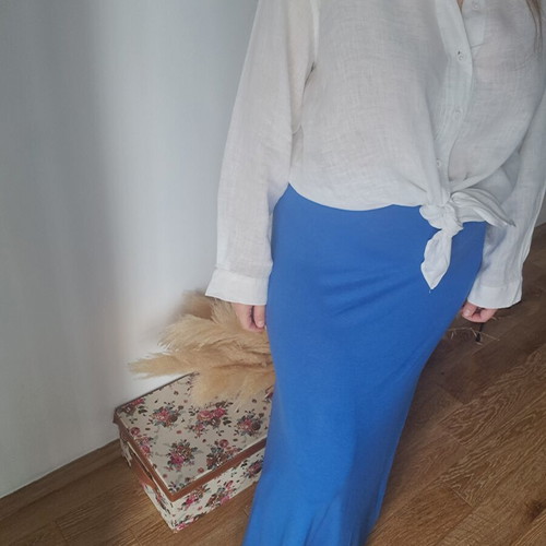 Maxi skirt blue BSB like new, size M 38 10