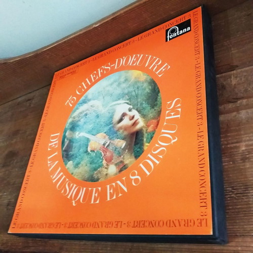 Le Grand Concert No3 box set with 8 used classical music records