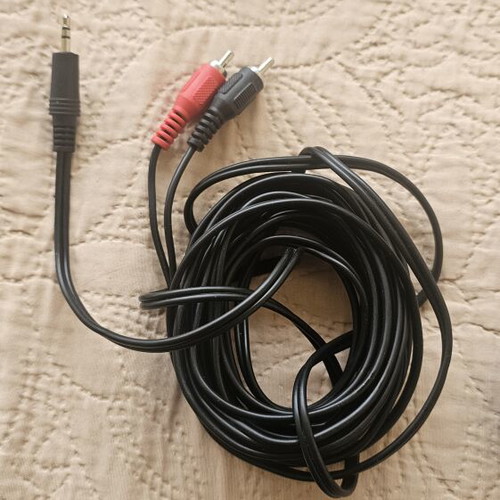 Audio cables set used, various types