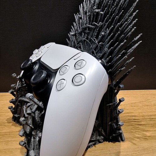PS5 DualSense controller stand Iron Throne design like new
