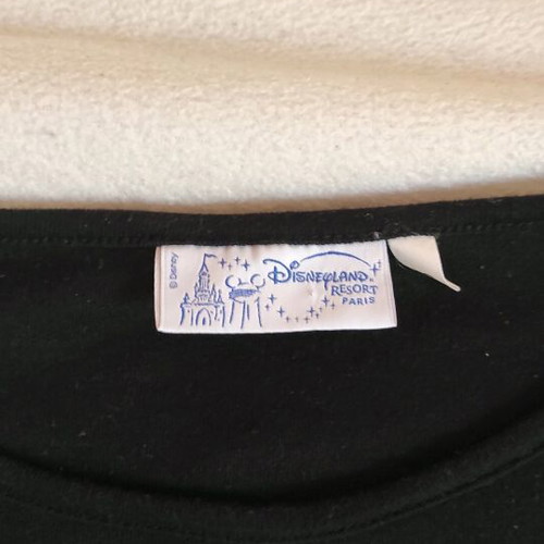 Mickey Mouse women's T-shirt used, size S, black and white