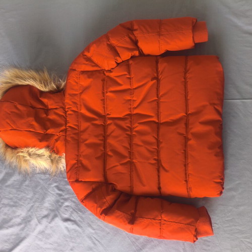Dpam boys' waterproof jacket new, orange lion design, size 110 cm