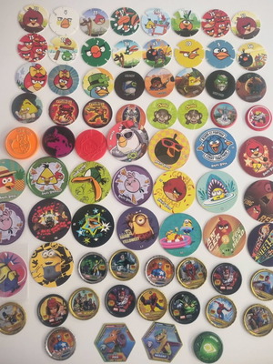 Τάπες μεταχειρισμένες, πακέτο 73 διάφορες