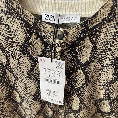 Zara cardigan brand new, size S, beige