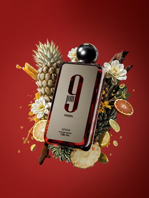 9pm Rebel Eau de Parfum 100 ml like new with pineapple scent