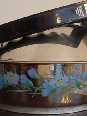 Fissler Blue Dream teapot like new with blue flower design