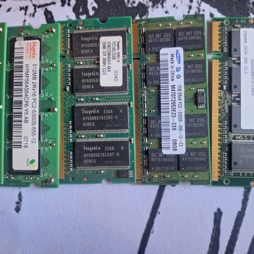 Ram DDR2 and DDR used pack, fully functional