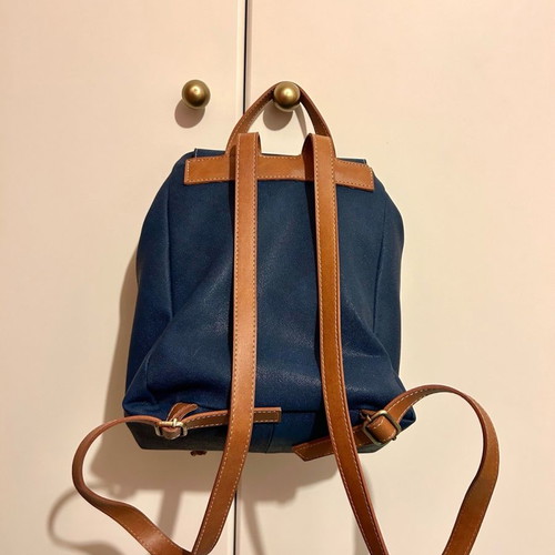 Backpack blue-brown new, shoulder bag