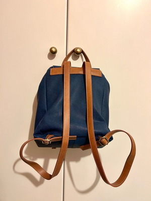 Backpack blue-brown new, shoulder bag