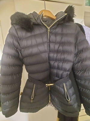 Firetrap parka jacket new, black, size S
