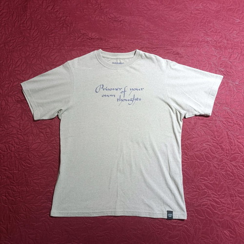 Pull & Bear T-shirt with print, like new, size XS, gray