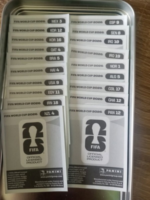 Αυτοκόλλητα Panini FIFA World Cup 2026, πακέτο 19