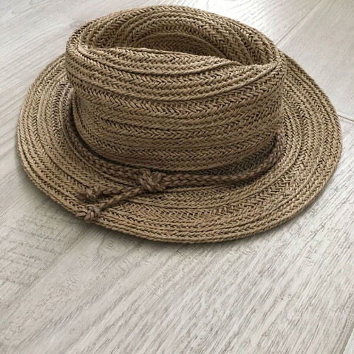 Stamion Panama Hat Made in Greece like new, brown