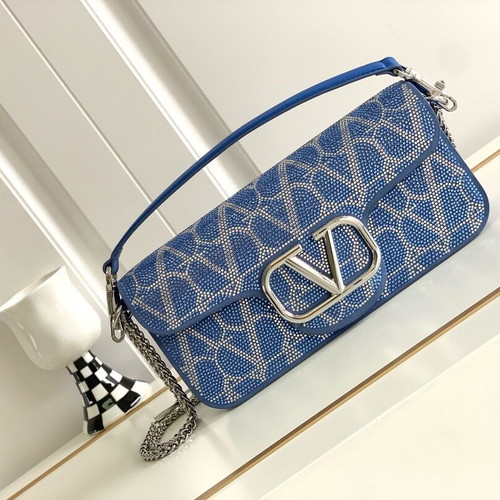 Valentino women's shoulder bag, genuine leather, colorful