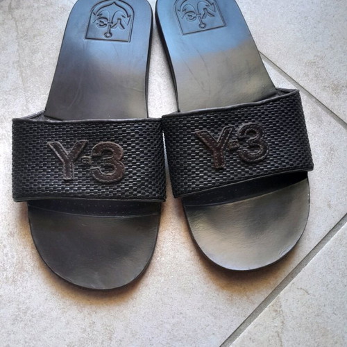 Adidas Y-3 slippers used, leather, size 39, brown