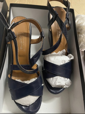 Pargiana platforms like new, blue, size 39
