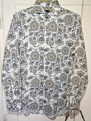 Joop! men's dress shirt floral pattern size M like new