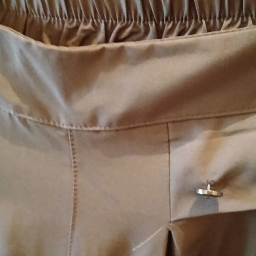 Shein zip culottes like new, beige and brown, size L