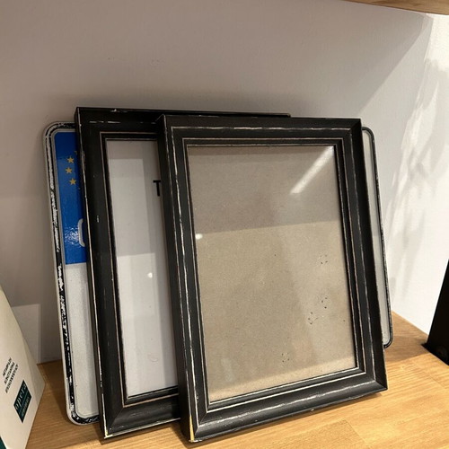 Small vintage effect frames set of 2 new 12x17cm
