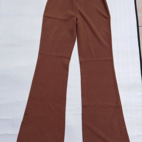 Women's fabric pants brown like new, size XXS