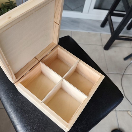Wooden Organization Box with Saint Paisios Engraving new
