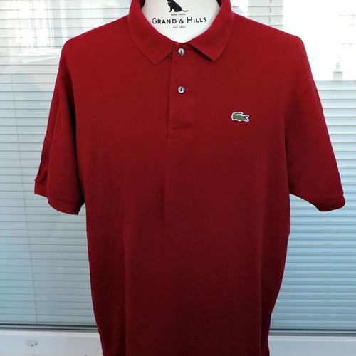 Lacoste Devanlay men's burgundy polo shirt XL F5191