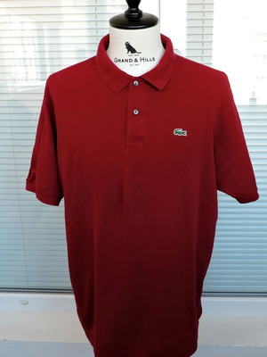 Lacoste Devanlay men's burgundy polo shirt XL F5191