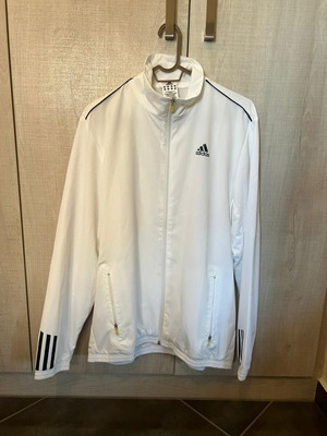 Adidas training jacket new, size Medium, white