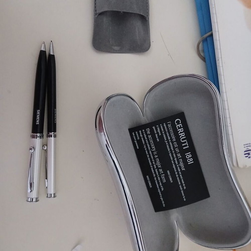 Cerruti pen and pencil case new