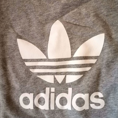 Adidas Originals TREFOIL CREW sweatshirt Medium like new, grey and white