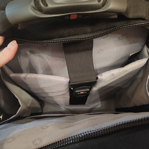 Wenger backpack new, black and gray with laptop compartment