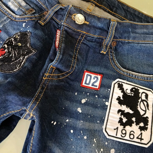 Dsquared2 denim shorts like new, size XS, blue