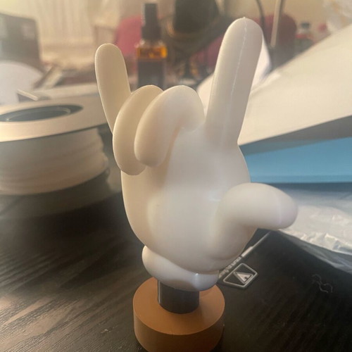 Original Mickey Mouse hand ring holder 3D printed new