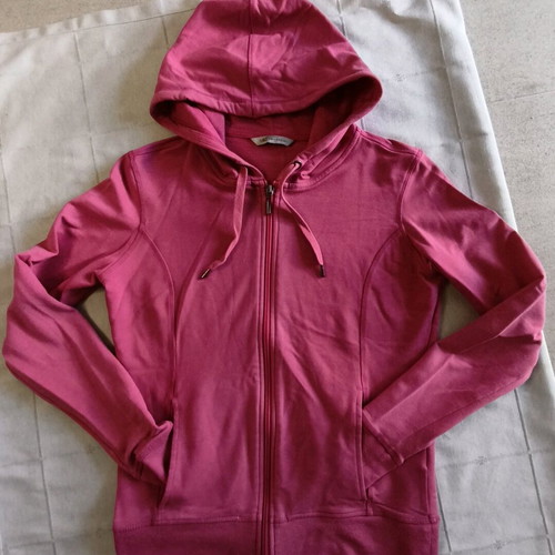 Marks and Spencer cotton blend hoodies used, pack of 2, pink and blue