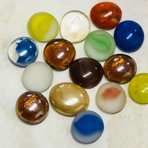 Cabochon multicolored stones pack of 15 new for jewelry making