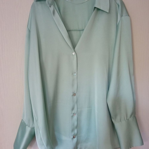 Zara Women's Shirt Mint Green Size L like new