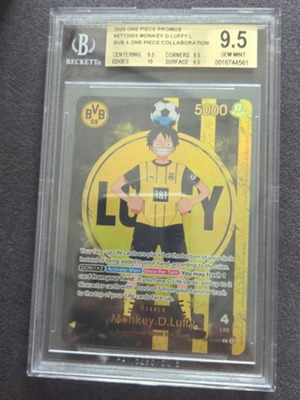 Monkey D. Luffy Leader ST13-003BVB One Piece collaboration promo card new