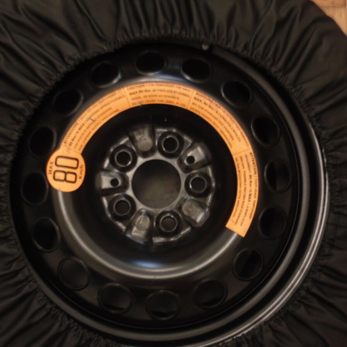 Genuine spare tire new 125/80/15 for Alfa Romeo GTV TS & Spider with cover and accessories