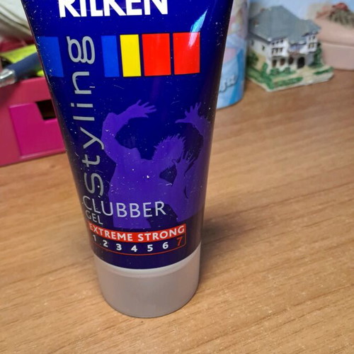 Hair gel used