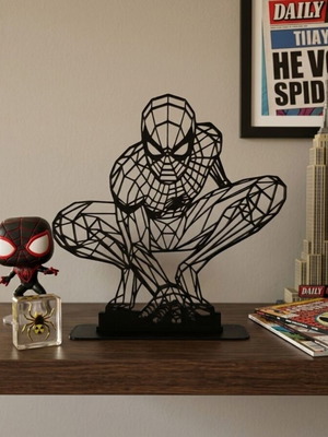 Spider-Man Low Poly 3D Εκτυπωμένη Τέχνη Καινούργιο