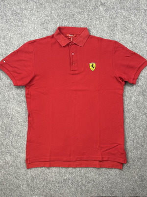 Ferrari Scuderia Official Red Polo Shirt used, size S/M