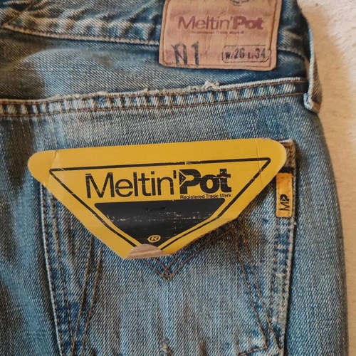 Meltin'Pot vintage jeans low rise straight leg new size 26