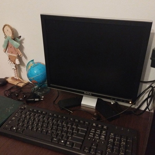 Dell Core Duo desktop with monitor and keyboard, used, 8GB RAM