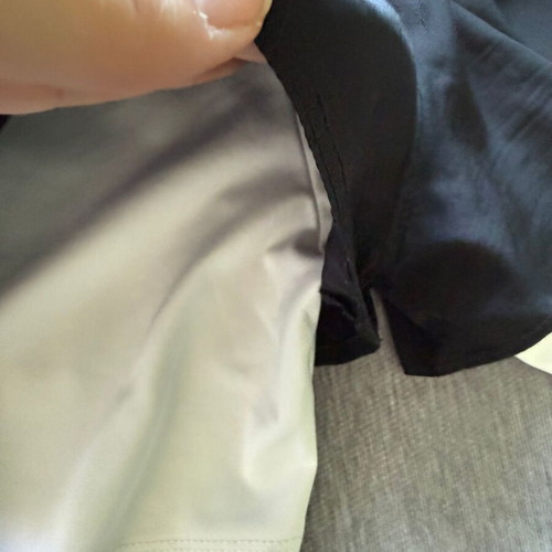 Nike 2-in-1 black and white sports shorts