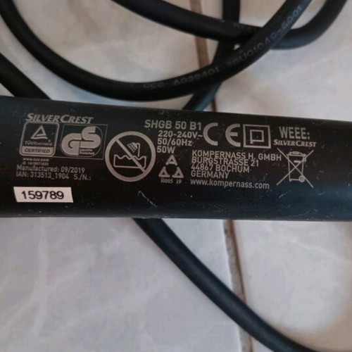 Hair straightener brush lightly used