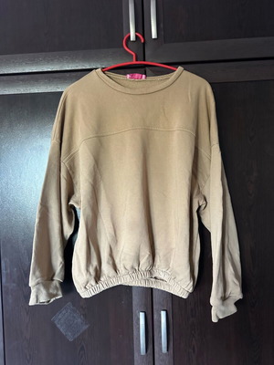 Oversized blouse in dark camel beige like new