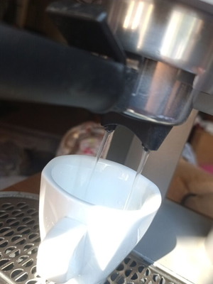 Alessi Coban RS04 Espresso Machine like new with Greek manual