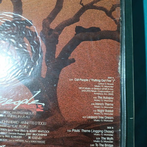 Cat People original soundtrack vinyl LP like new